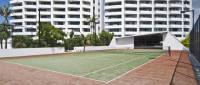 Tennis Court & Apartment Towers